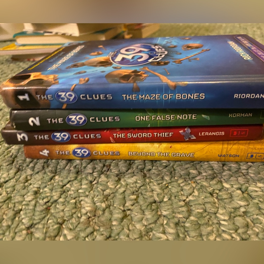 First 4 books of 39 clues